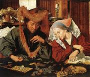 The Moneychanger and His Wife, Marinus van Reymerswaele